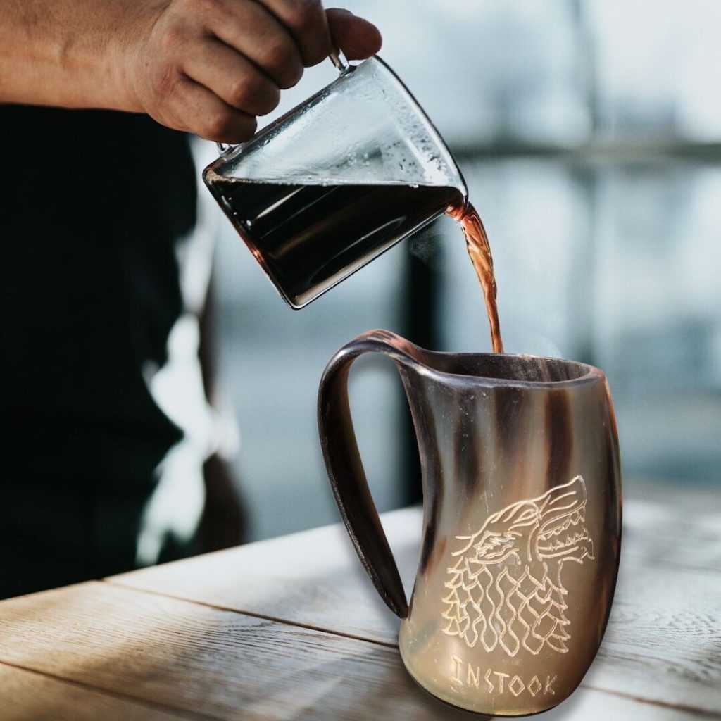 horn mug