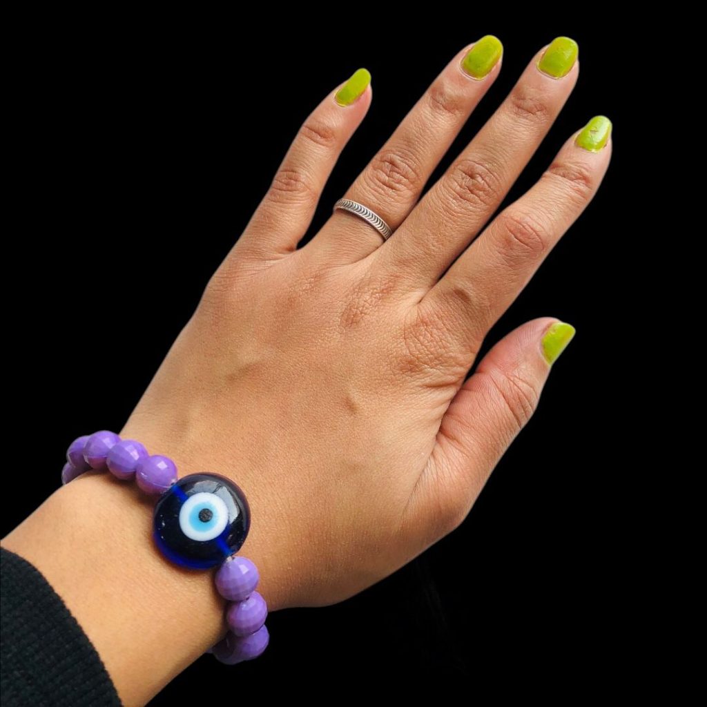 Natural Rose Stone Quartz Bracelet Round Beads 8 mm Crystal Bracelet for Men, Women, Boys, Girl